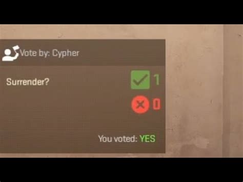 How to surrender in CS2 .